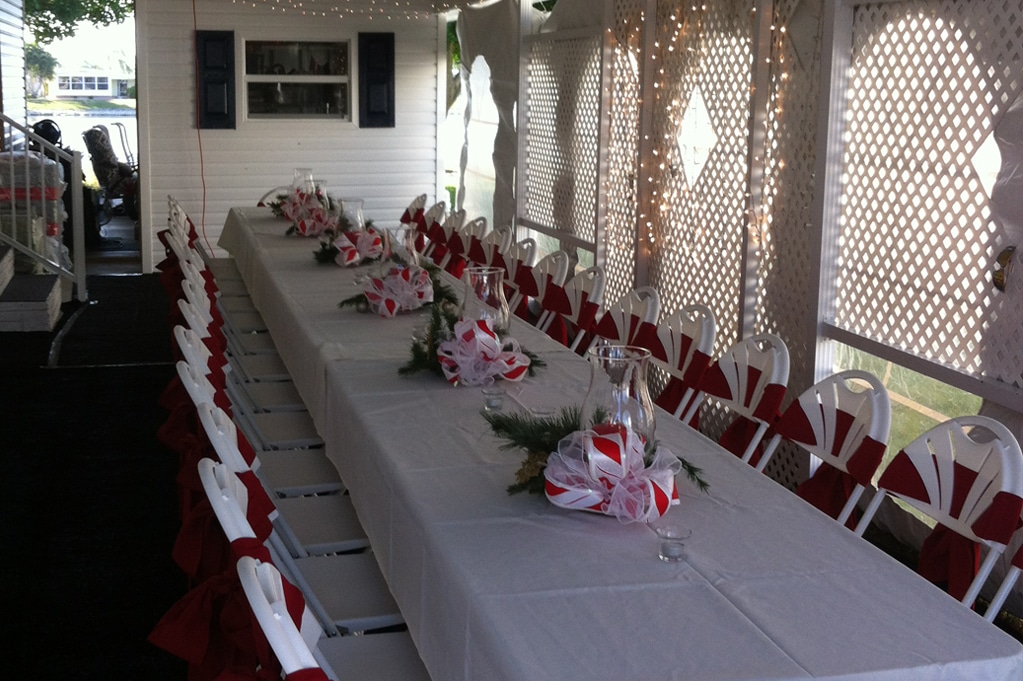 Holiday event design by Creative Events & Rentals in Southwest Florida